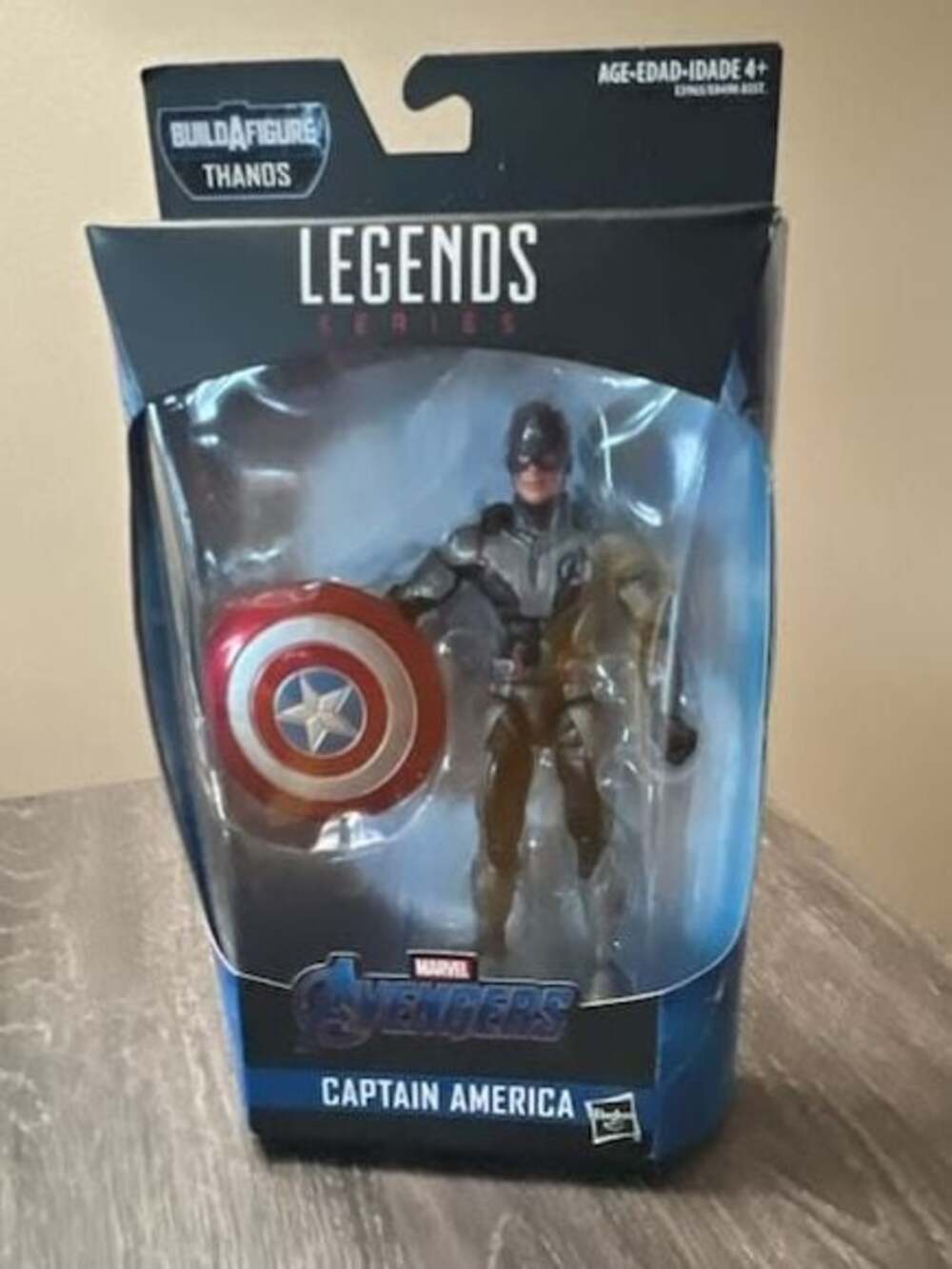 Marvel Legends Avengers Endgame Team Suit Captain America Action Figure Thanos B